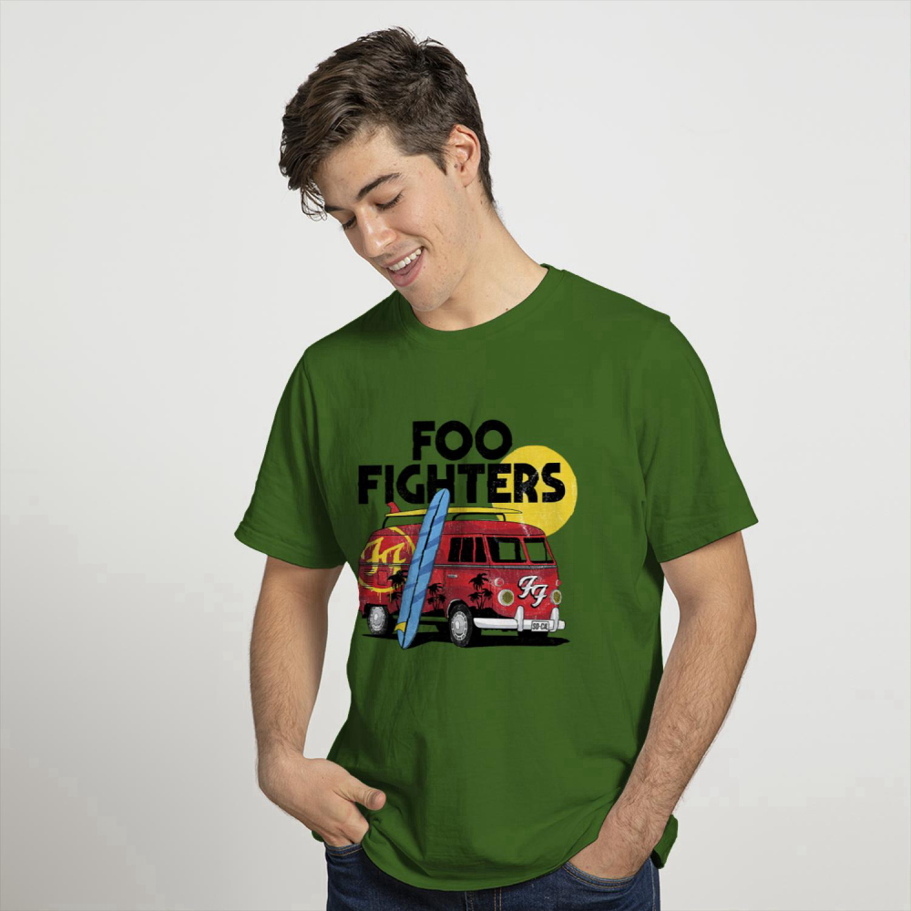Vintage Foo Fighters Camper Van T Shirt