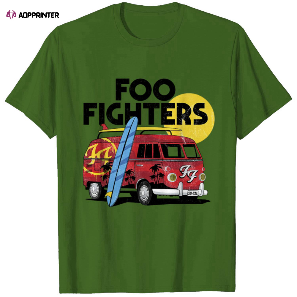 Vintage Foo Fighters Camper Van T Shirt