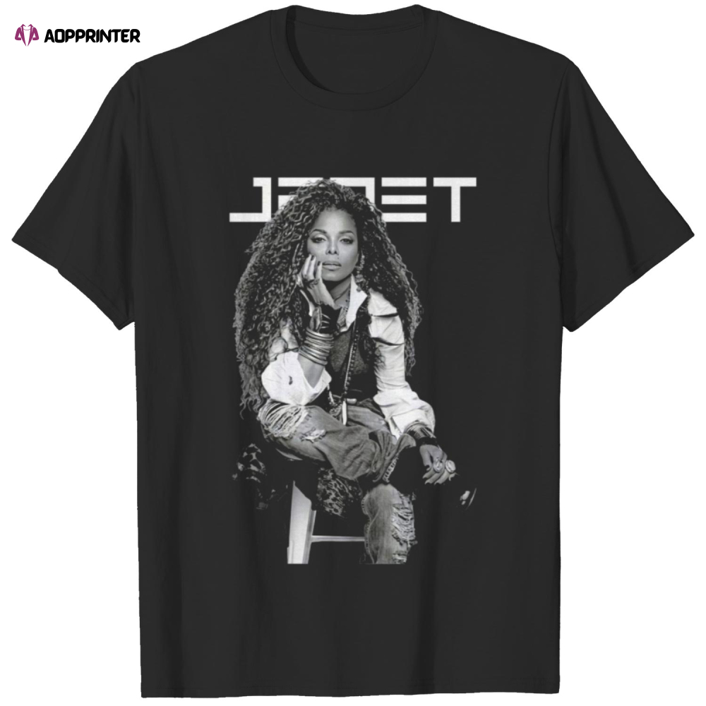 Vintage Janet Jackson 1983 Music Fans T Shirt