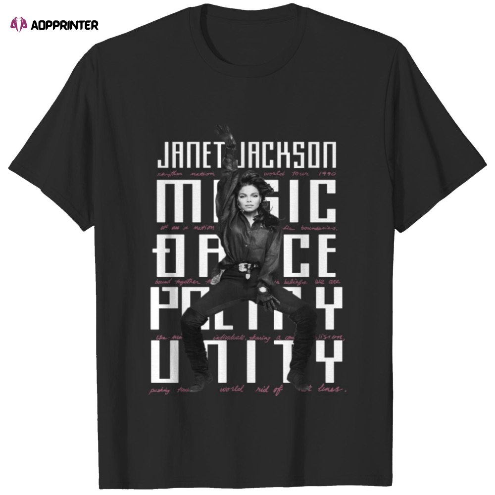 Vintage Janet Jackson 1990 Rhythm Nation Tour T-Shirt