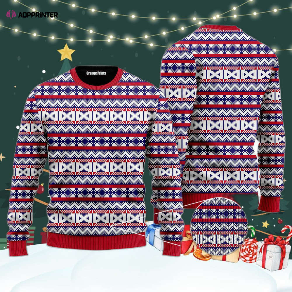 Vintage Knit Style Ugly Christmas Sweater For Men & Women UH1051