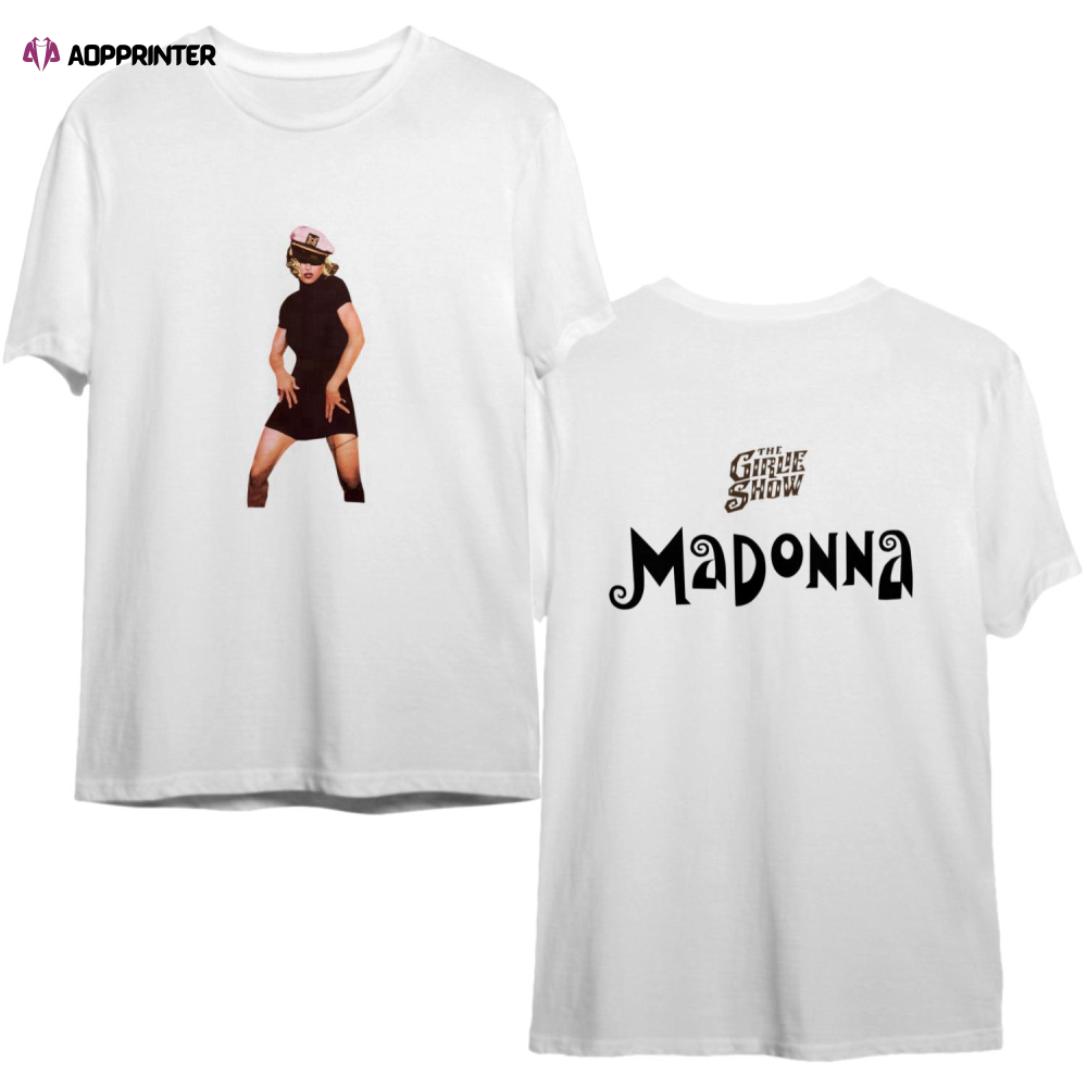 Madonna Four Decades Celebration Tour Dates 2023 World Tour Shirt – Music Tour 2023 Day Shirt