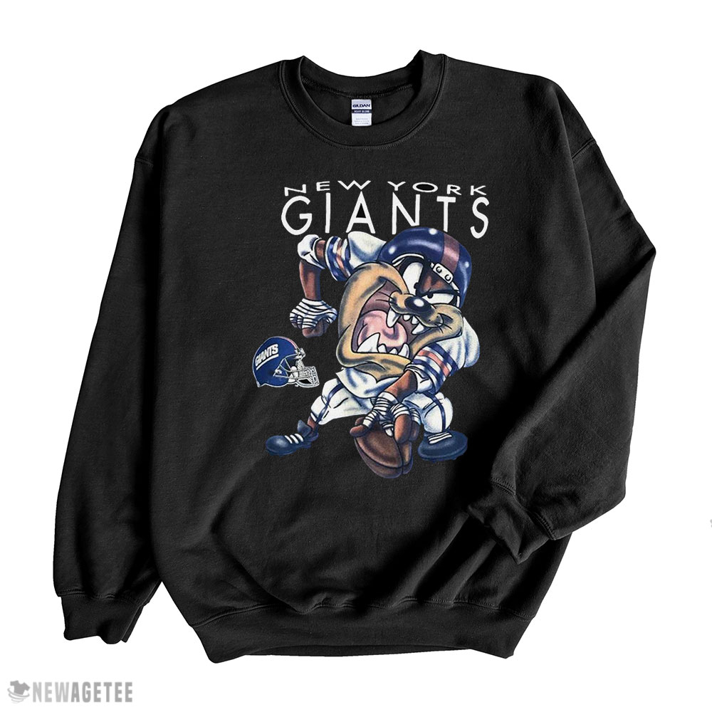 Vintage Nfl Giants Looney Tunes Taz New York Giants T-shirt Hoodie, Long Sleeve, Tank Top