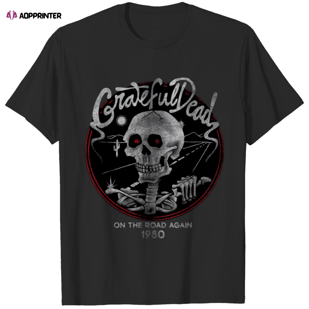 Vintage The Grateful Dead T-shirt Skeleton Print