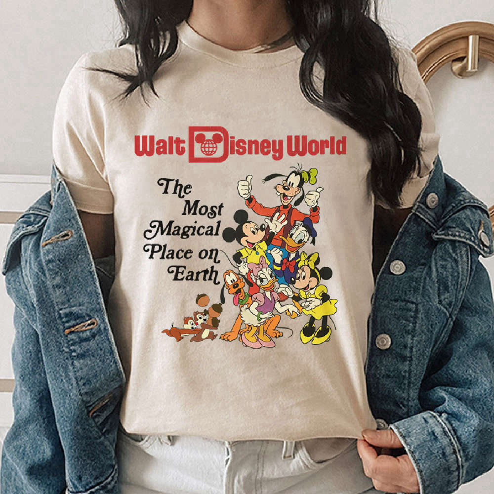 Vintage Walt Disney World T-shirt, Retro Mickey and Friends Shirt, Retro Disney Shirt, Family Vacation 2022, Disney Trip shirts