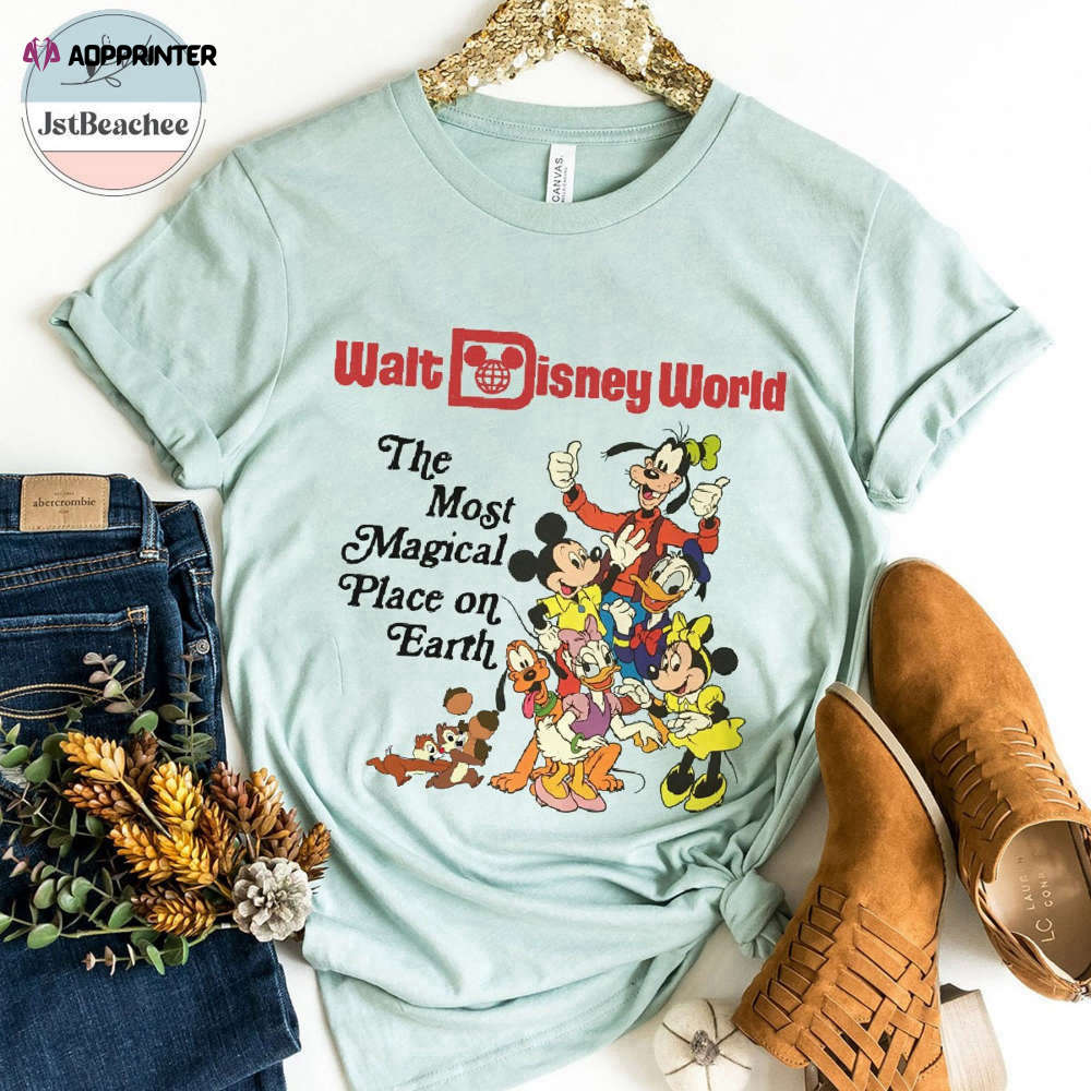 Vintage Walt Disney World T-shirt, Retro Mickey and Friends Shirt, Retro Disney Shirt, Family Vacation 2022, Disney Trip shirts