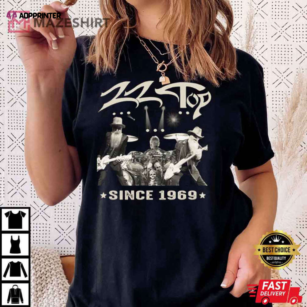 Vintage ZZ Top Since 1969 Gift T-Shirt