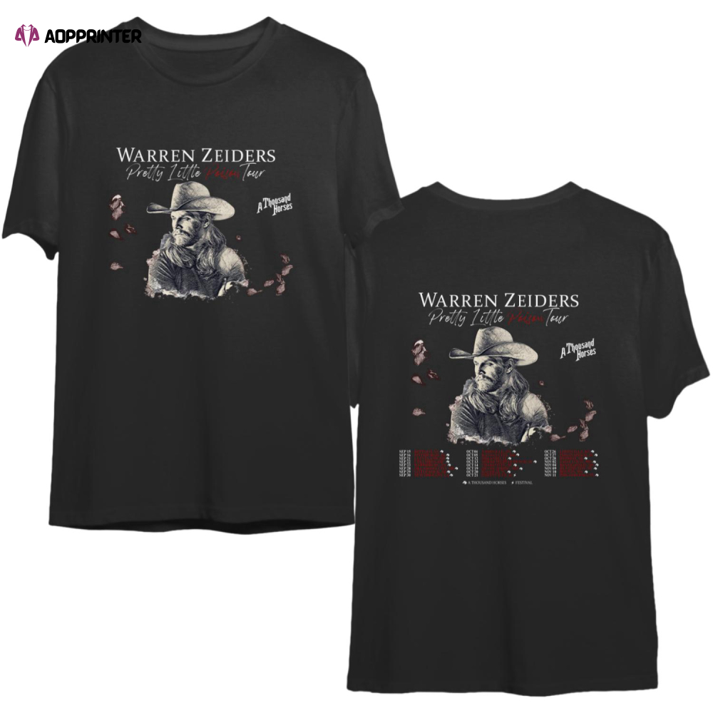 Warren Zeiders Shirt, Pretty Little Poison Tour 2023 Shirt