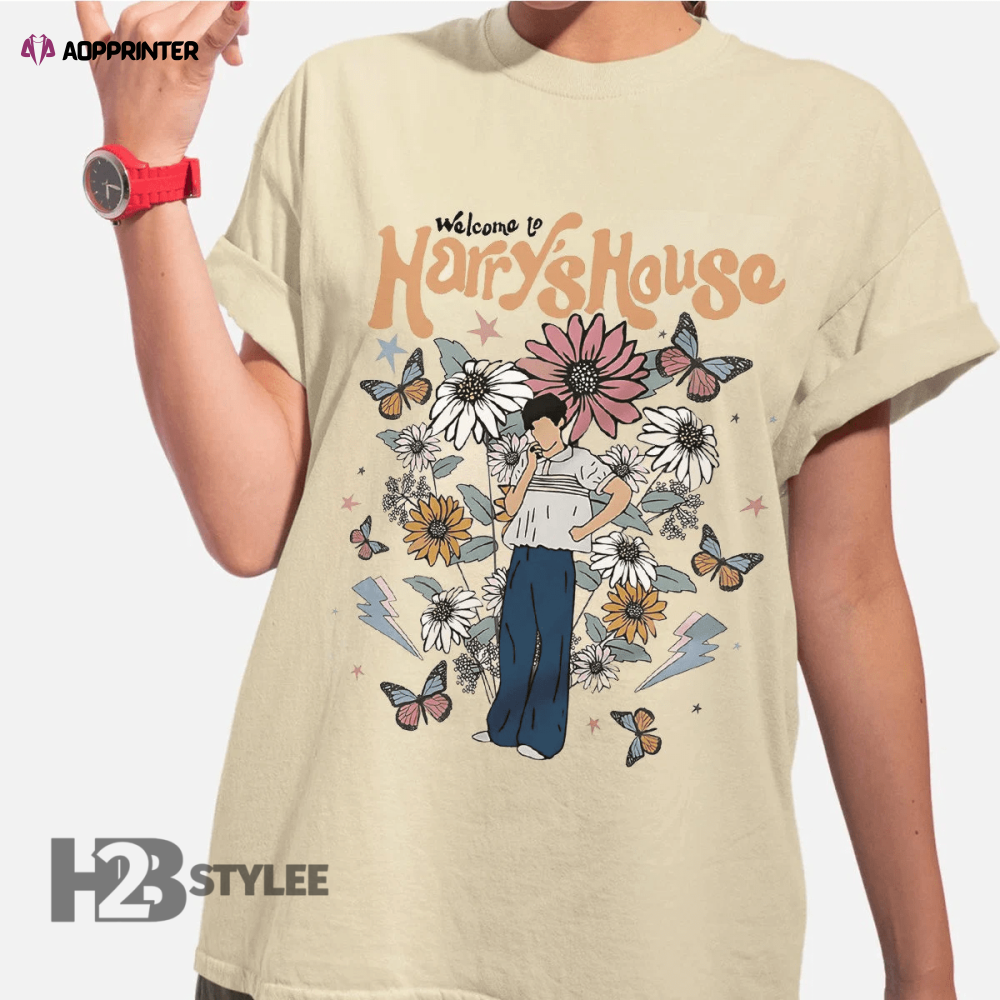 Welcome To Harry’s House Harry Styles Love On Tour 2023 Harry’s House Music Tour 2023 Graphic Unisex T Shirt, Sweatshirt, Hoodie Size S – 5XL