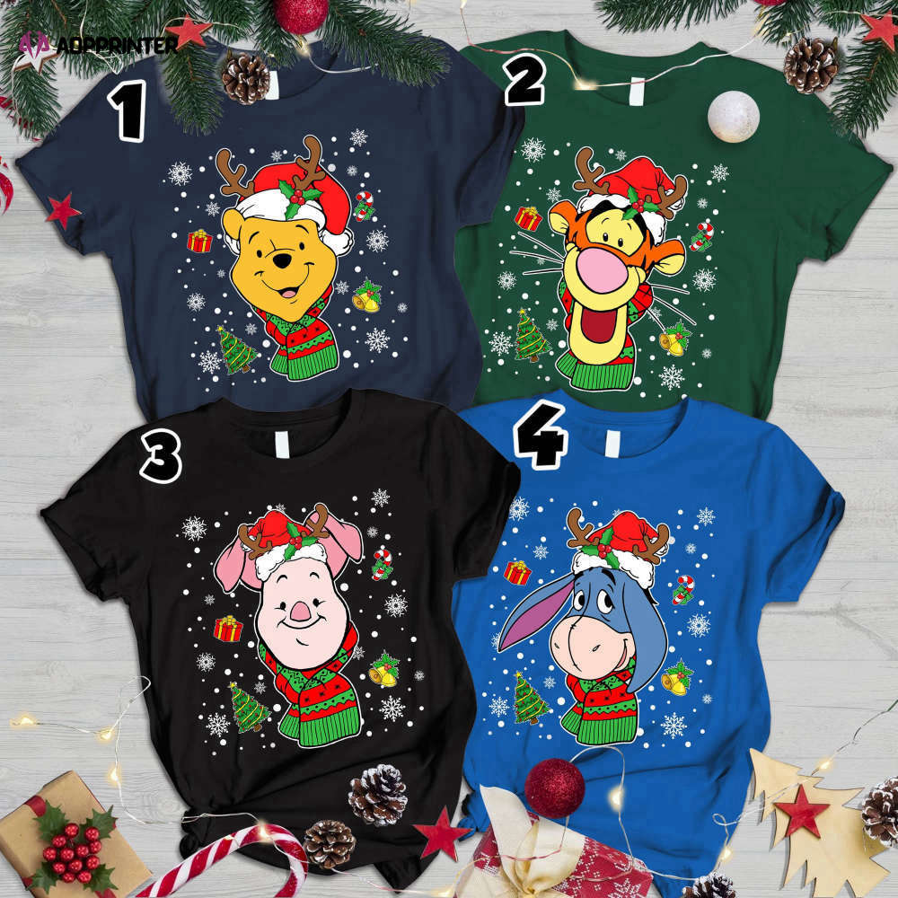 Winnie the Pooh Christmas Shirt, Disney Christmas Shirt