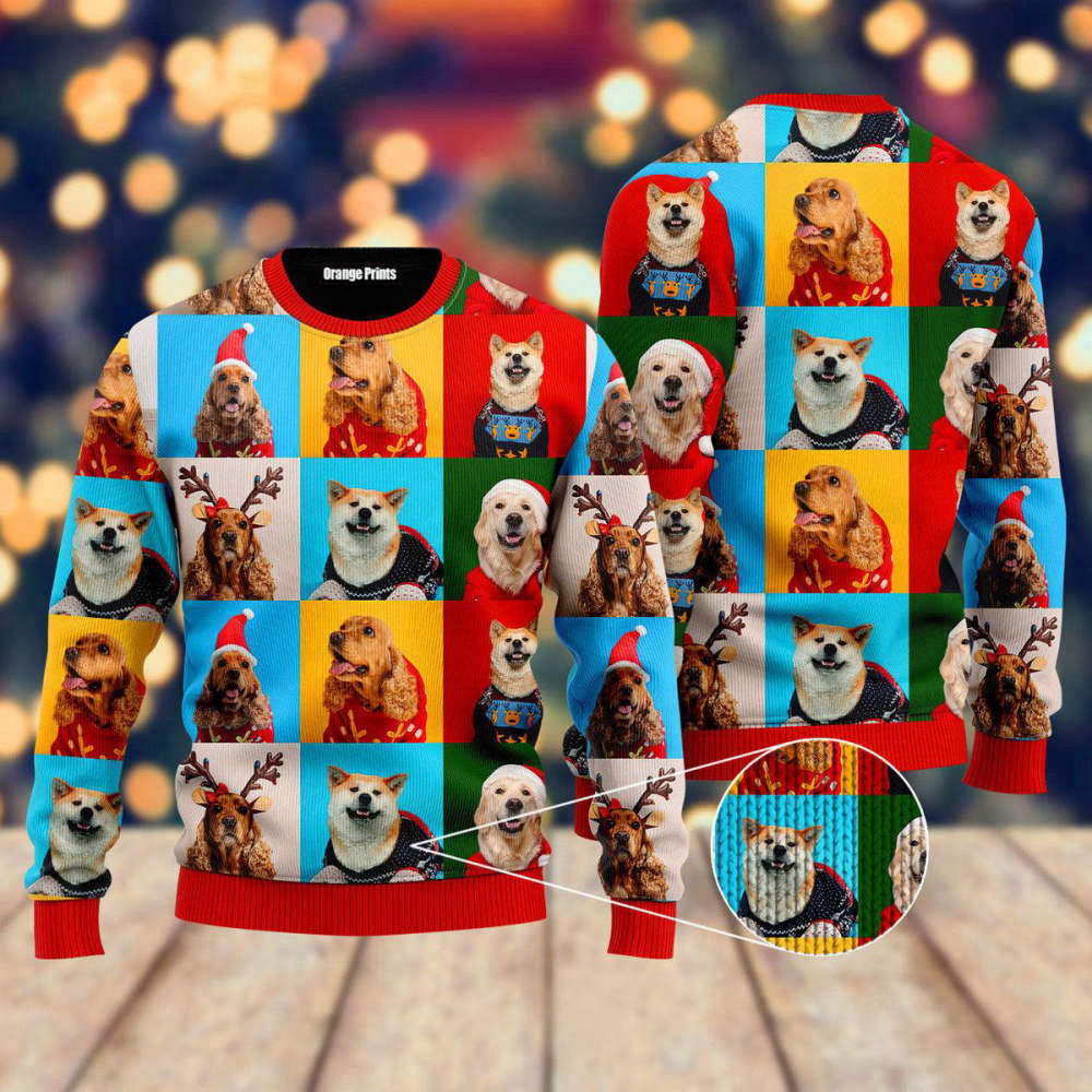 Stay Festive with Winter Is Here Dog Ugly Christmas Sweater – Perfect for Men & Women