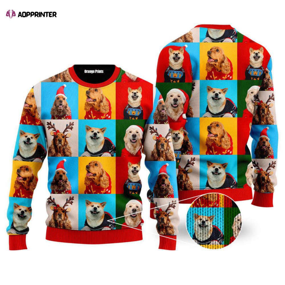 Stay Festive with Winter Is Here Dog Ugly Christmas Sweater – Perfect for Men & Women