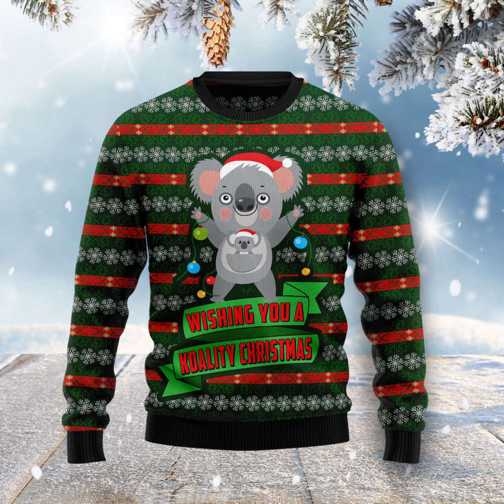 Festive & Fun Koality Ugly Christmas Sweater for Men & Women – US4098: Perfect Holiday Attire!