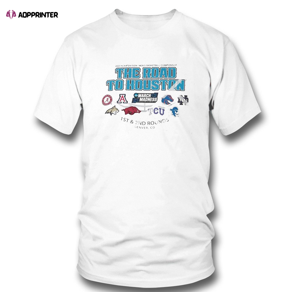 2023 Ncaa Division I Womens Basketball The Road To Dallas March Madness 1st 2nd Rounds Durham Nc T-shirt