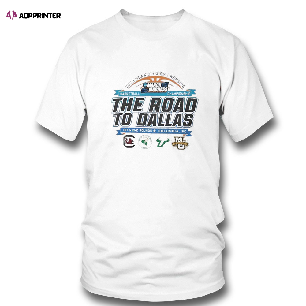 Arizona State Mens Basketball 2023 Ncaa March Madness The Road To Final Four T-shirt