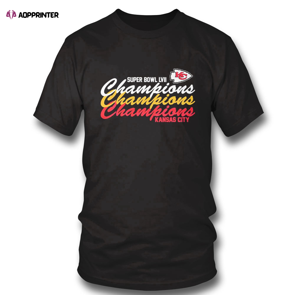 2023 Super Bowl Champions Kansas City Chiefs Super Bowl Champions T-Shirt