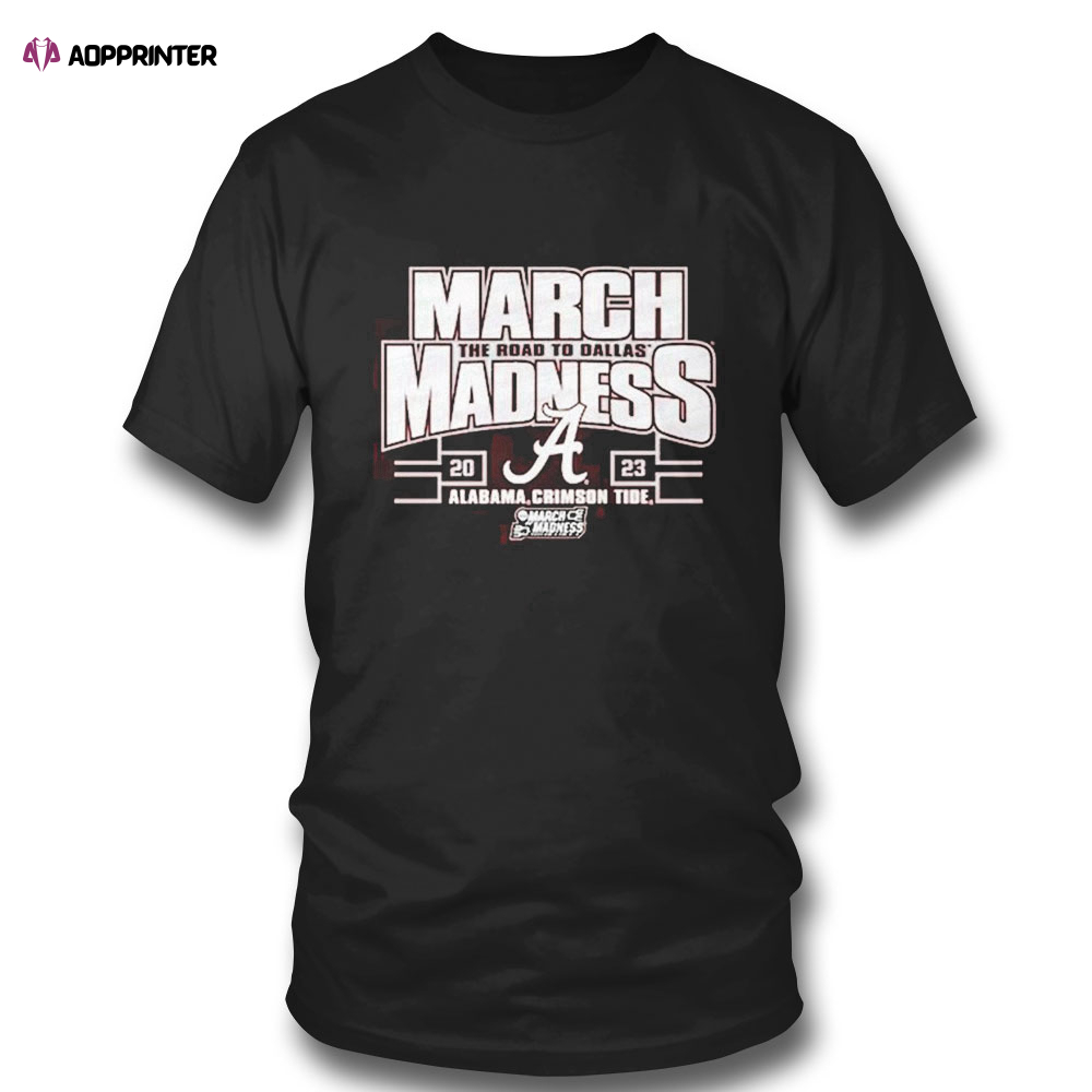 Alabama Crimson 2023 Ncaa Womens Basketball Tournament March Madness T-shirt
