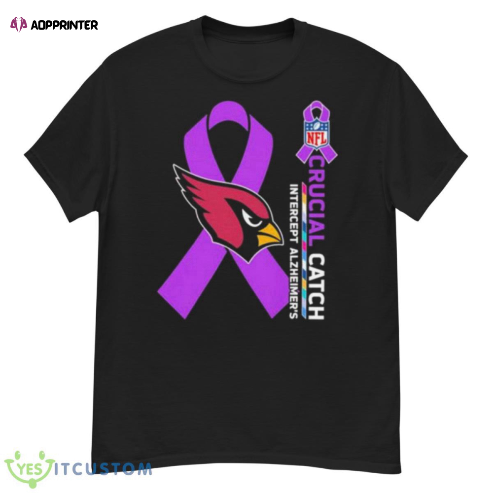 Arizona Cardinals NFL Crucial Catch Intercept Alzheimer’s Shirt