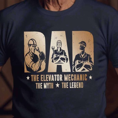 Awesome Elevator Mechanic T-shirt For Men And Women