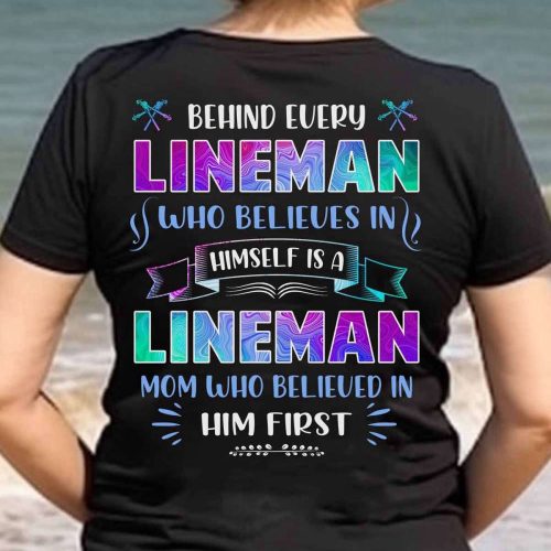 Awesome Lineman’s Mom T-shirt For Men And Women