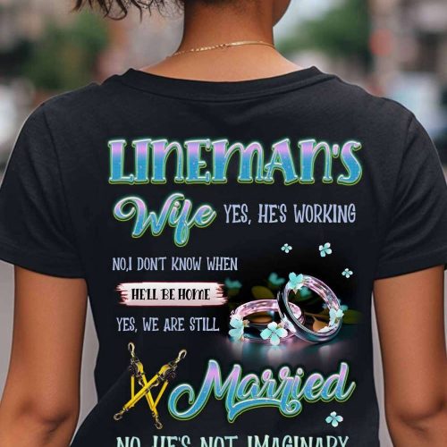 Proud Lineman  T-shirt For Men And Women