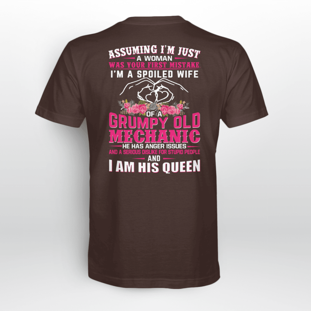 Awesome Mechanic’s Lady T-Shirt For Men And Women