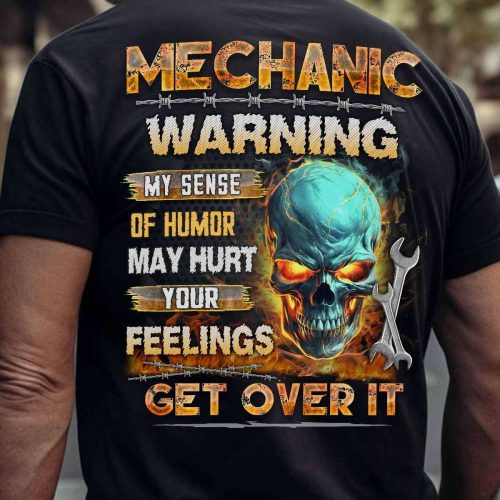 Awesome Skilled Mechanic Black Mechanic T-shirt For Men And Women