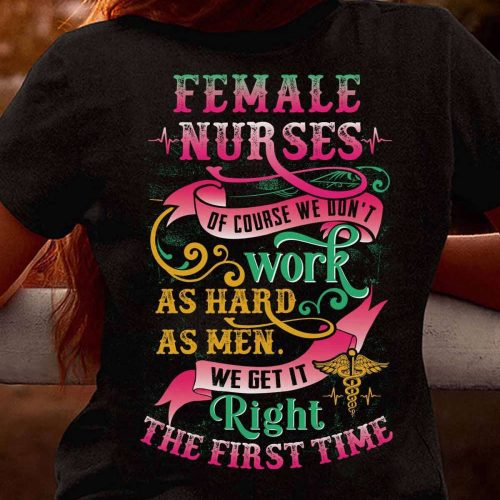 Nurse T-shirt Funny Gift For Nurses T-Shirt – Angel With Wings