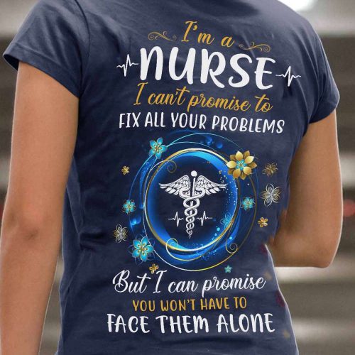 Awesome Nurse Navy Blue  T-shirt Funny Gift For Nurses T-Shirt