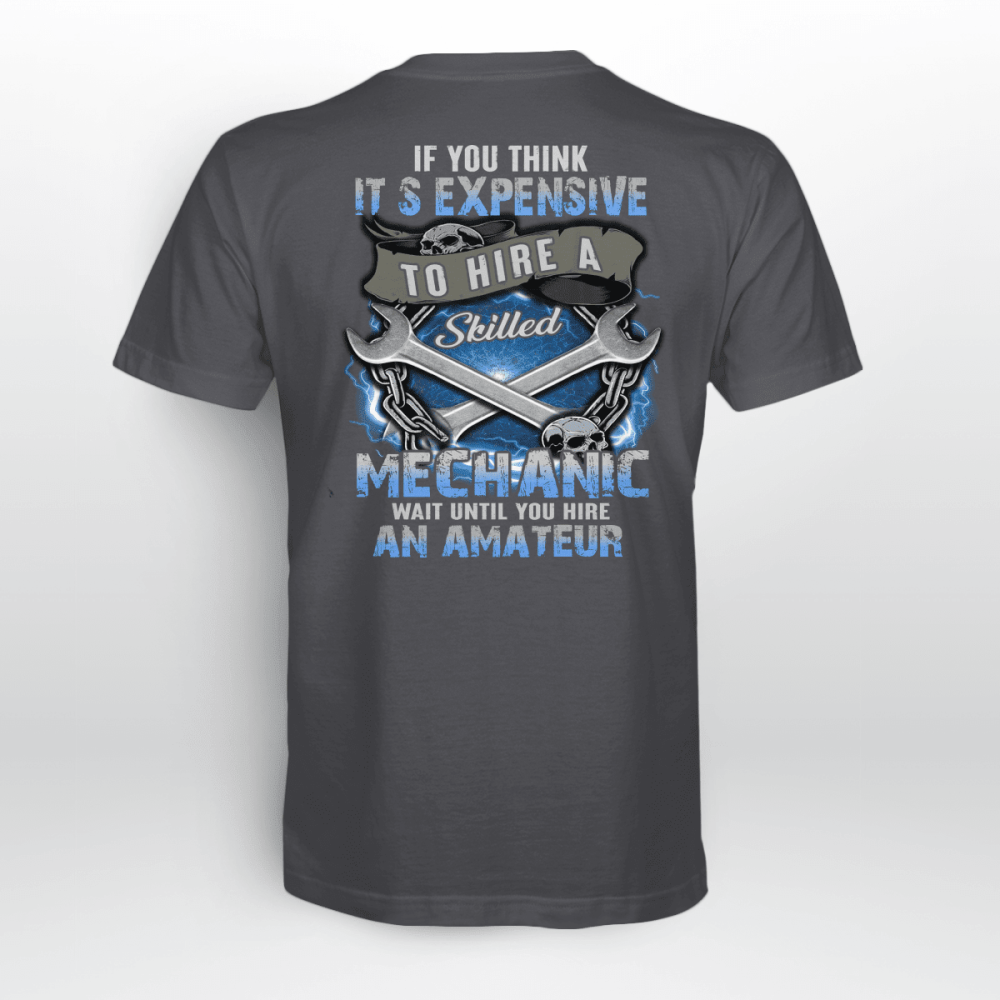 Awesome Skilled Mechanic Black Mechanic T-shirt For Men And Women