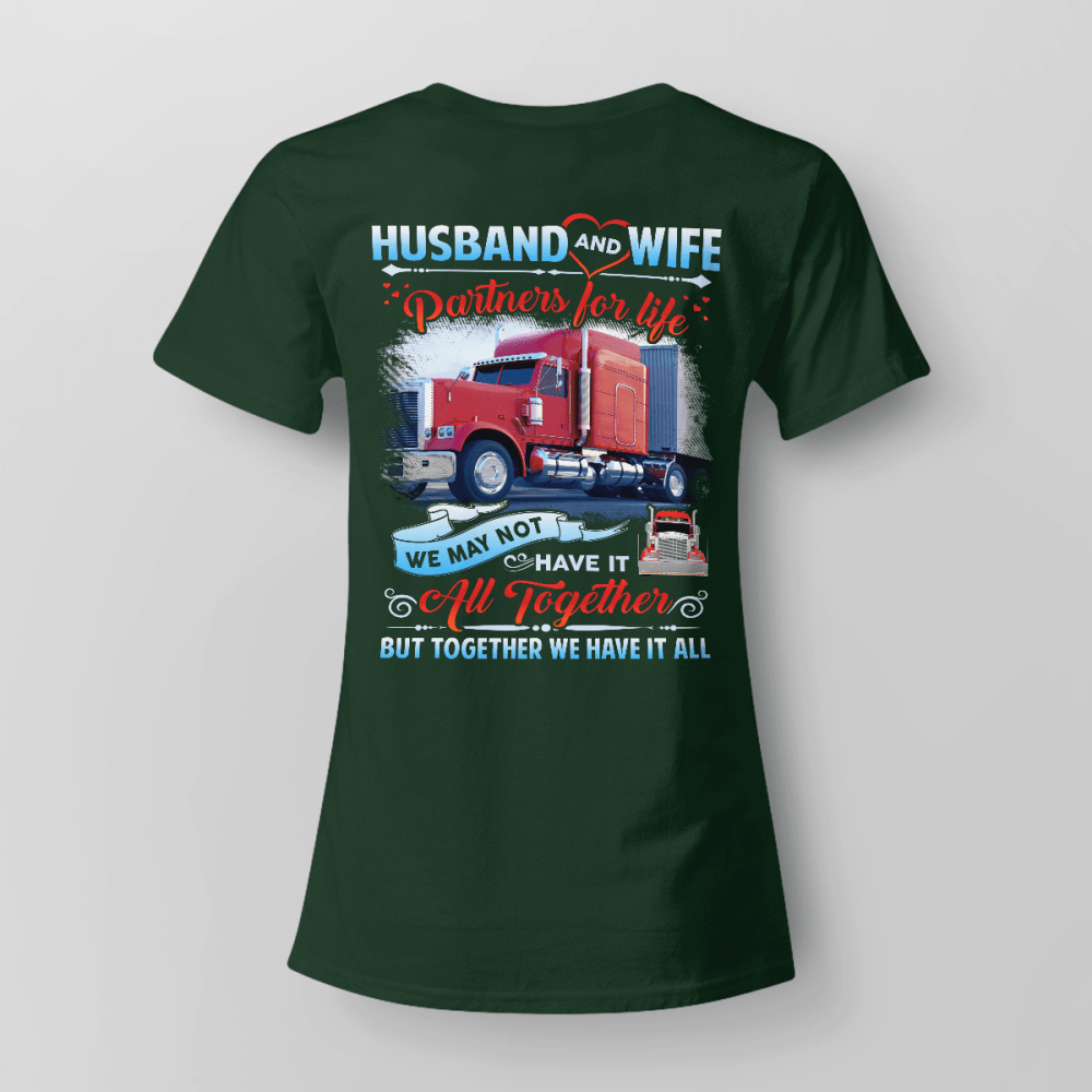 Awesome Trucker’s Lady T-shirt For Men And Women