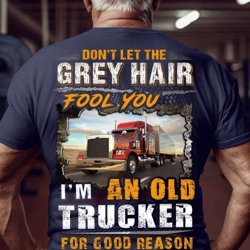 Awesome Trucker T-shirt Gift For Father And Truckers