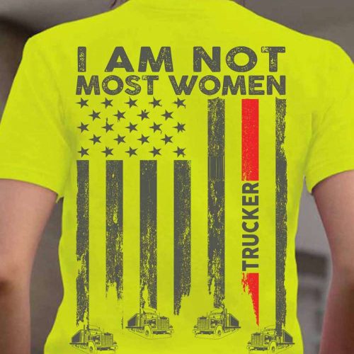 Awesome Trucker T-shirt For Men And Women