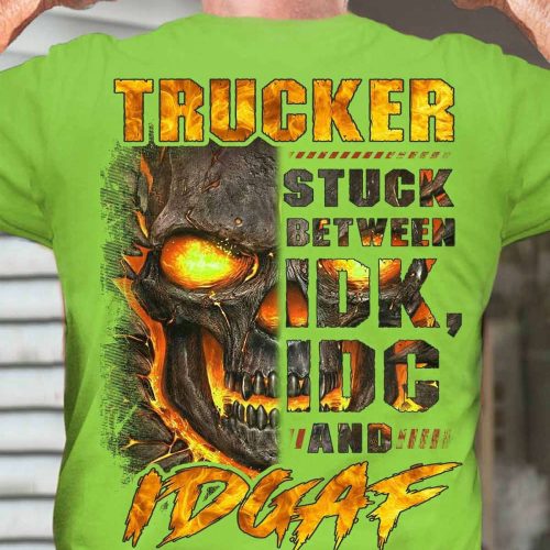 Awesome Trucker T-shirt Gift For Father And Truckers