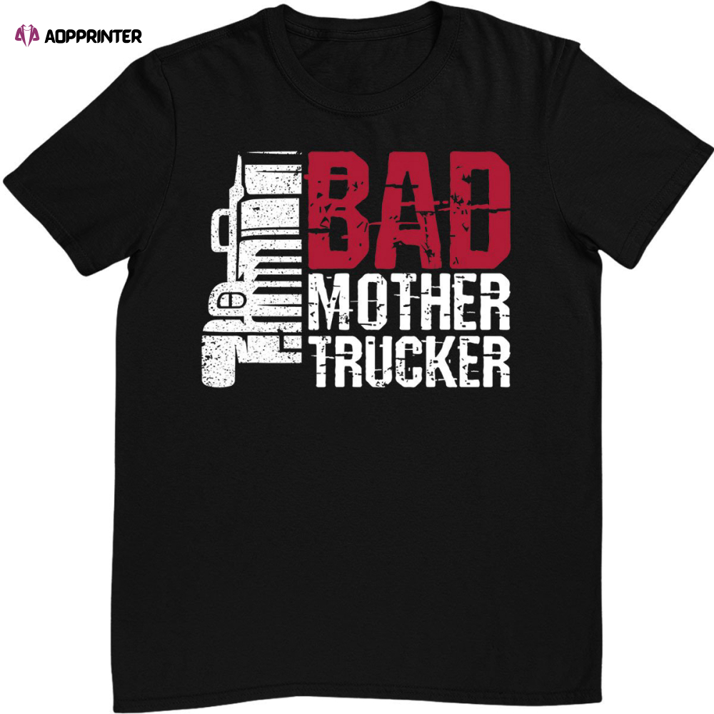 Diesel Big Rig 18 Wheeler Semi Trailer Truck Driver Trucker T-shirt For Men And Women