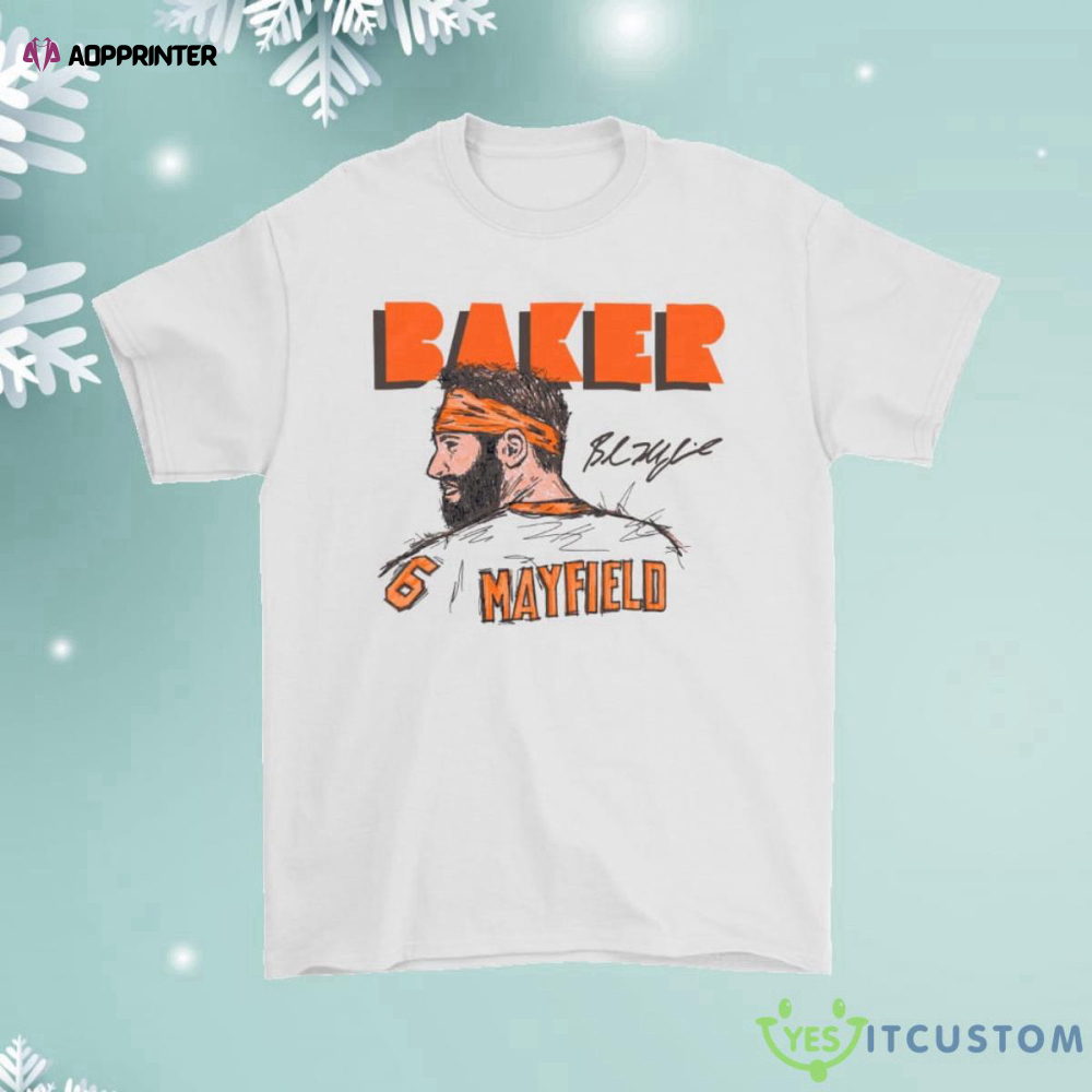 Baker Mayfield Painting Style Cleveland Browns Football Shirt