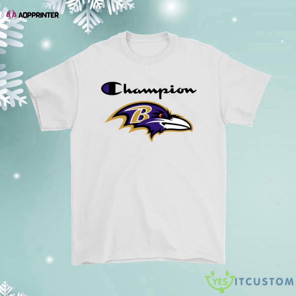 Baltimore Ravens Champion Logo Mashup Shirt