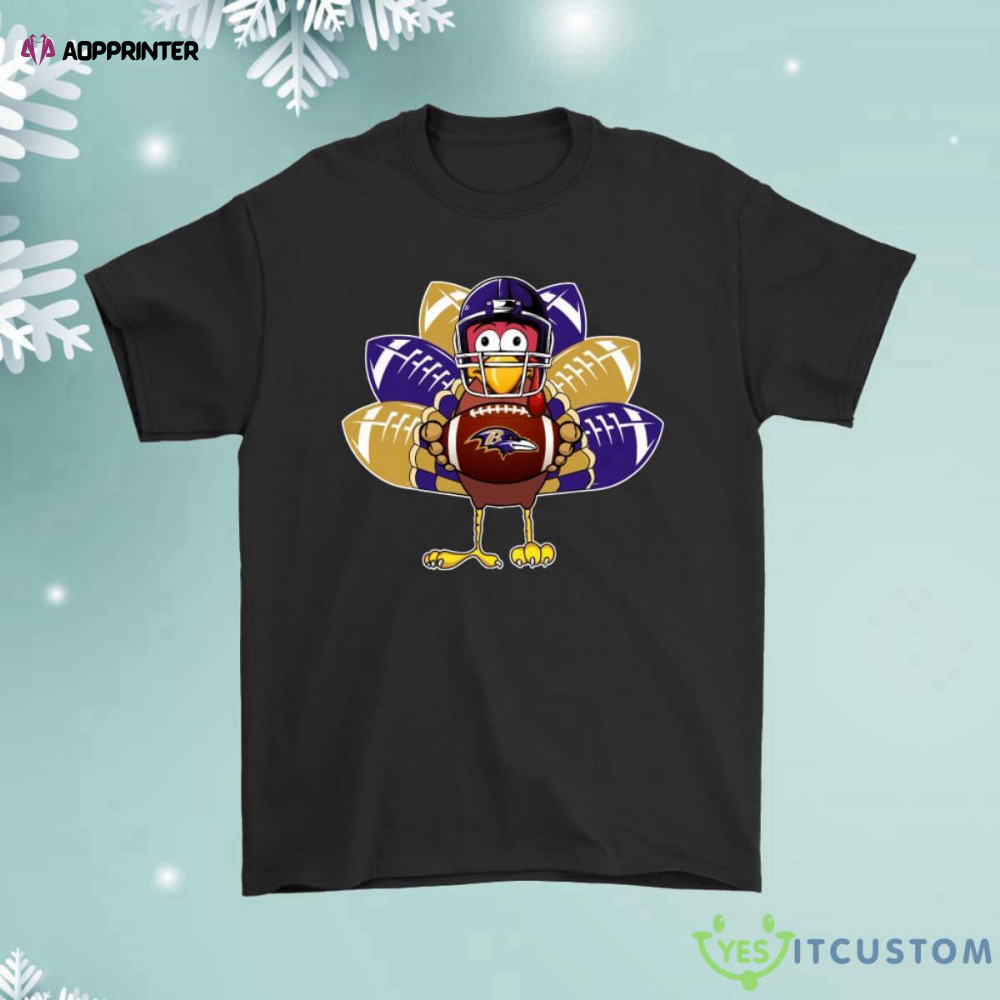 Baltimore Ravens Turkey Football Thanksgiving Shirt