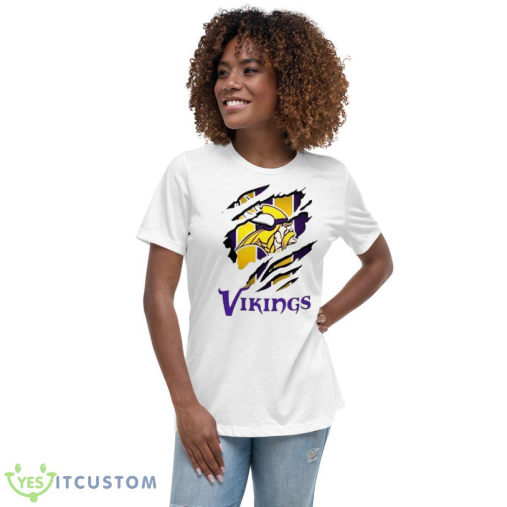 Blood Inside Minnesota Vikings Football Vintage T-shirt For Men And Women