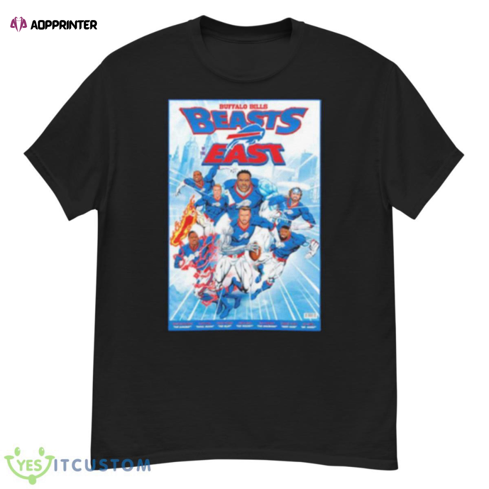 Buffalo Bills Beasts East Super Hero At Wegmans Division Champions Shirt