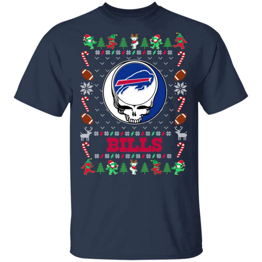 Buffalo Bills Gratefull Dead Ugly Christmas Sweater