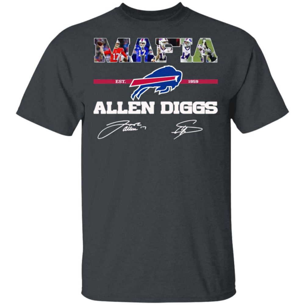 Buffalo Bills Mafia Allen Diggs signatures shirt