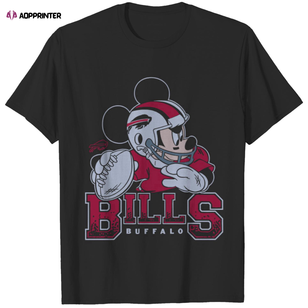 Buffalo Bills Mickey Football T-Shirt