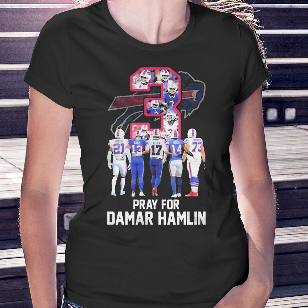 Buffalo Bills Team Pray For Damar Hamlin Shirt Longsleeve
