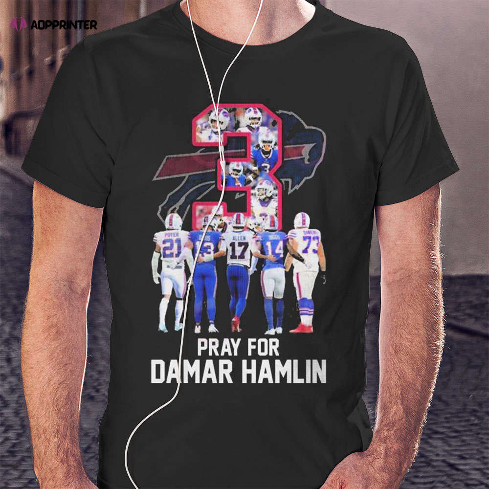 Buffalo Bills Team Pray For Damar Hamlin Shirt Longsleeve