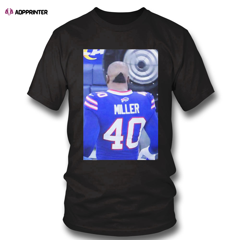 Buffalo Bills Von Miller Sporting A New Haircut-shirt Sweatshirt, Tank Top, Ladies Tee