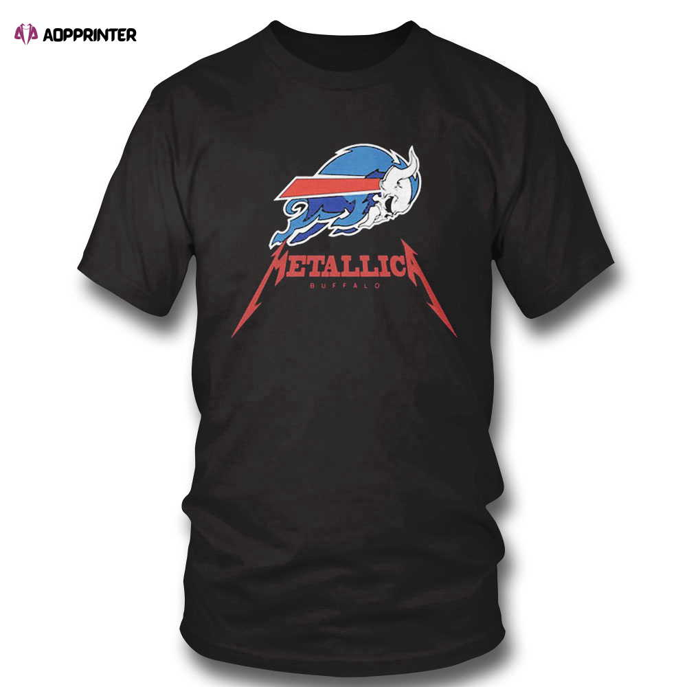 Buffalo Metallica X Buffalo Bills T-shirt Hoodie, Long Sleeve, Tank Top