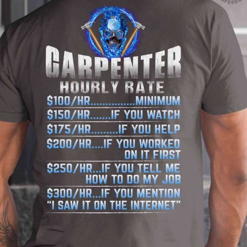 This Carpenter Has Anger Issues Orange Carpenter T-shirt For Men And Women