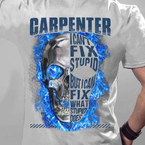 Retired Carpenter Nothing Scares Me T-shirt For Men And Women