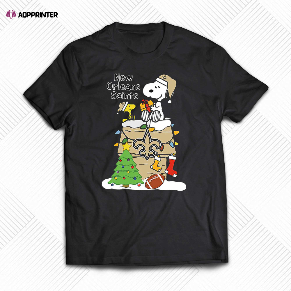 Christmas Snoopy New Orleans Saints Shirt